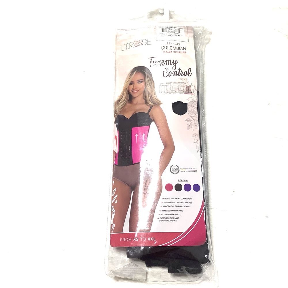L.T Rose Size S Colombianas Tummy Control Waist Trainer Corset Cincher Girdle